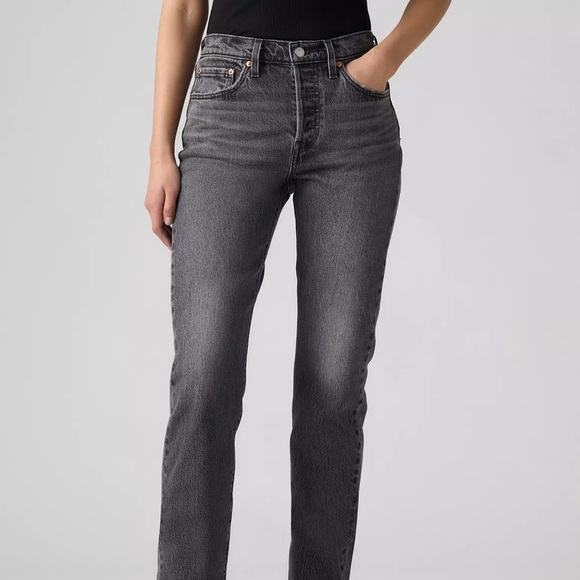 Levi's 501 Gray Skinny Jeans 29 x 30 - Picture 2 of 10